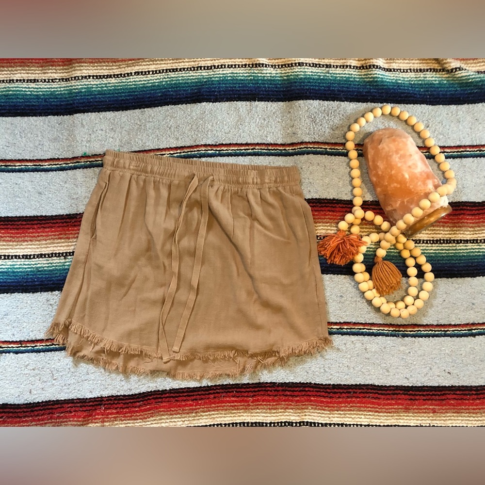 Umgee High Waisted Mini Skirt
